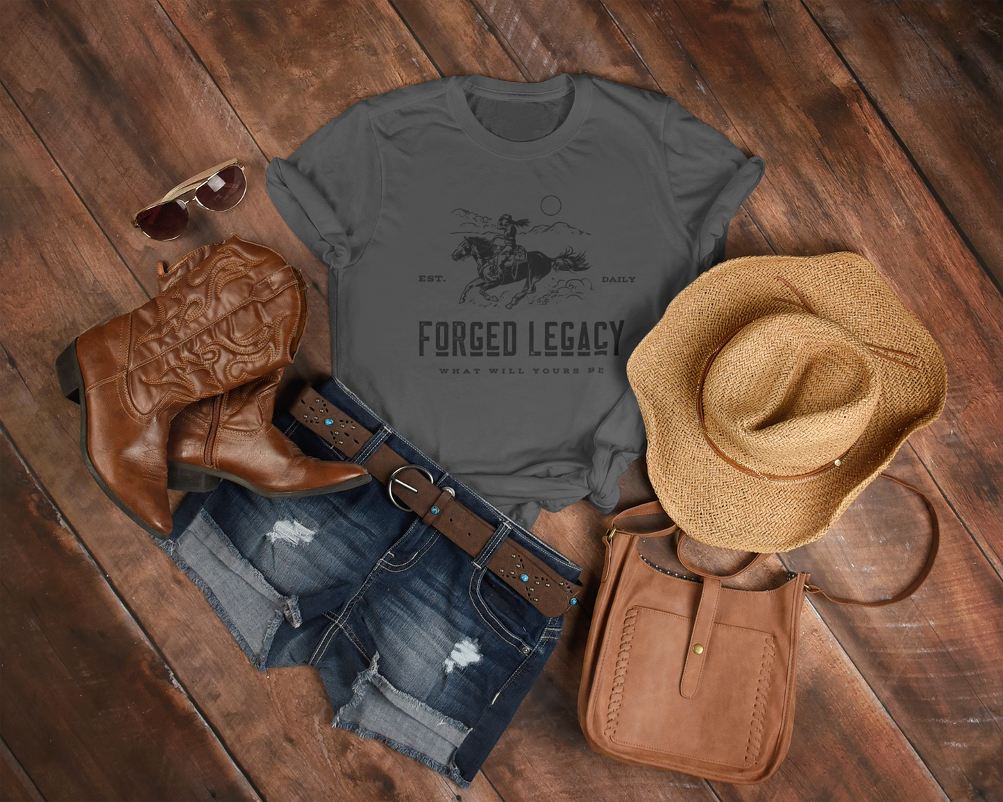 Western Ride Cowgirl Tee