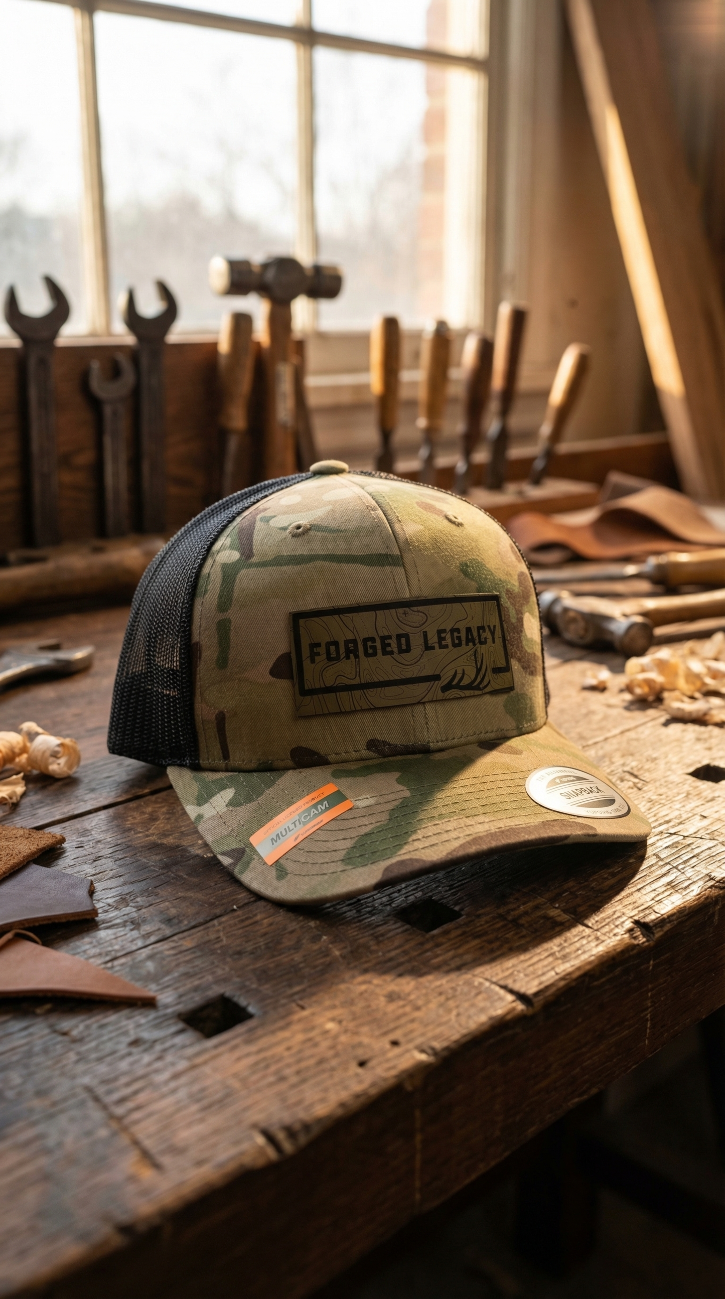 Forged Legacy Topo Deer Antler Patch